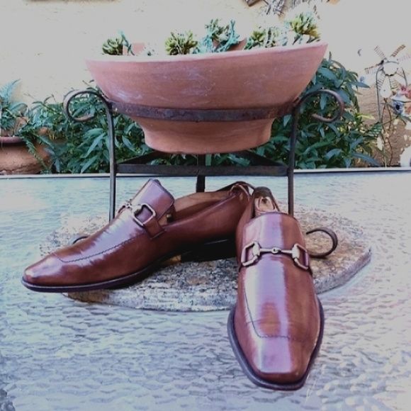🆕 !!!!!!SOLD!!!!!!!!!  Gucci Horsebit Slip On Brown Loafers - Picture 6 of 10